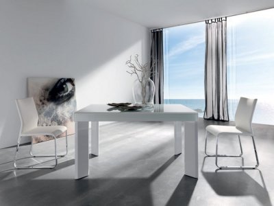 ELLE dining table white