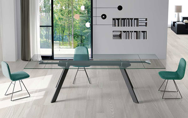 Magni Glass Extending Table