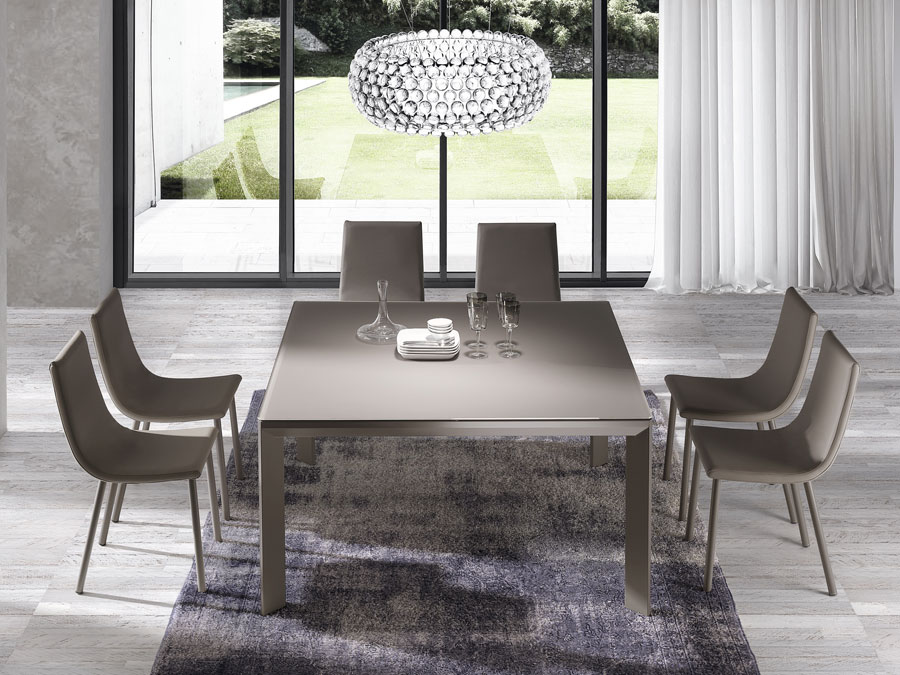 large square dining table under 500 Square dining room table seats 8