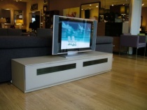 Fusion TV stand ex display sand lacquer
