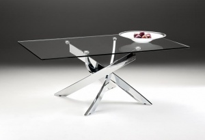 Master glass coffee table