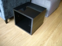 On side table black