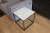 Julia square sidetable in marble effect porcelain display