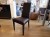 Praga dining chair set of 8 - brown faux leather