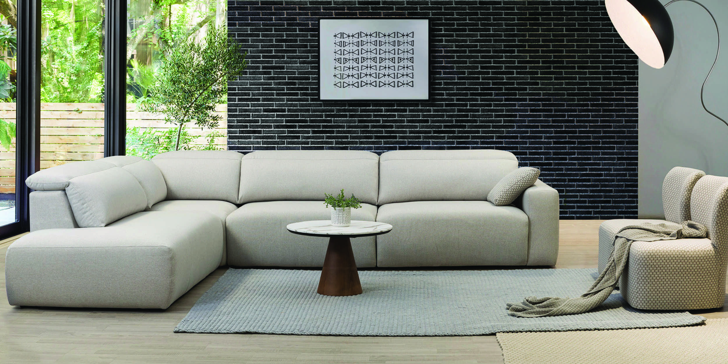 Melanie corner sofa