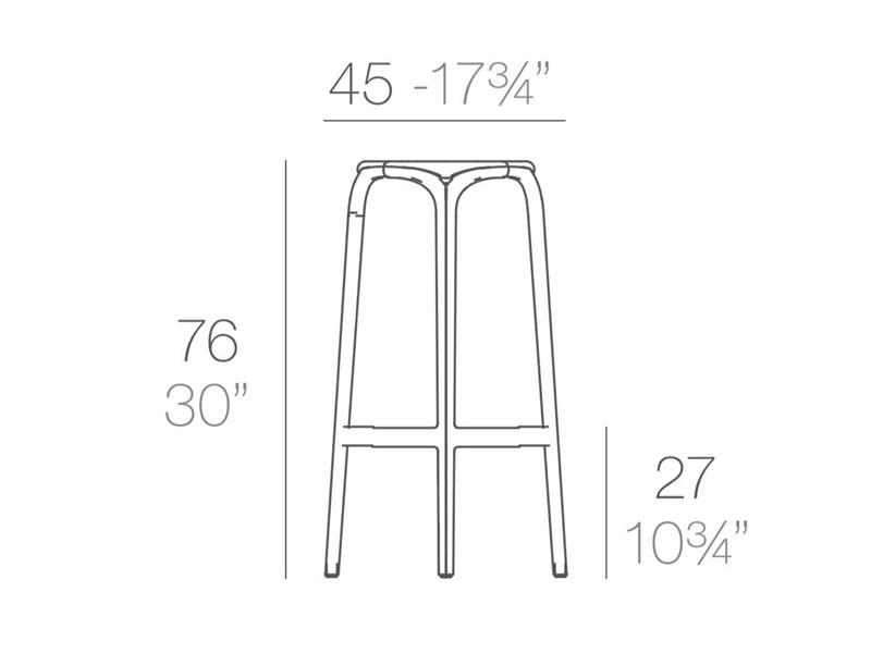 Brooklyn Outdoor Barstool