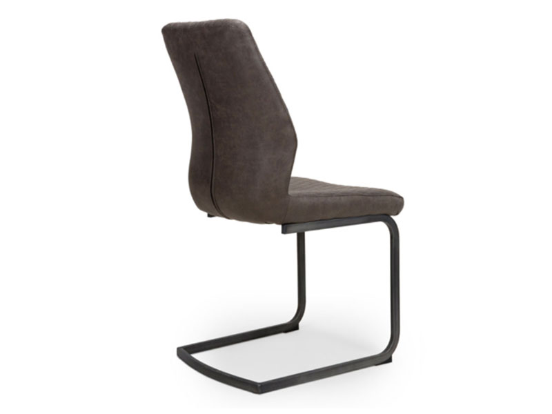 Carlos Grey Cantilever Dining Chair