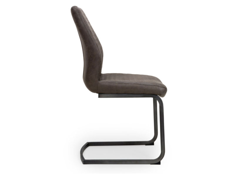 Carlos Grey Cantilever Dining Chair