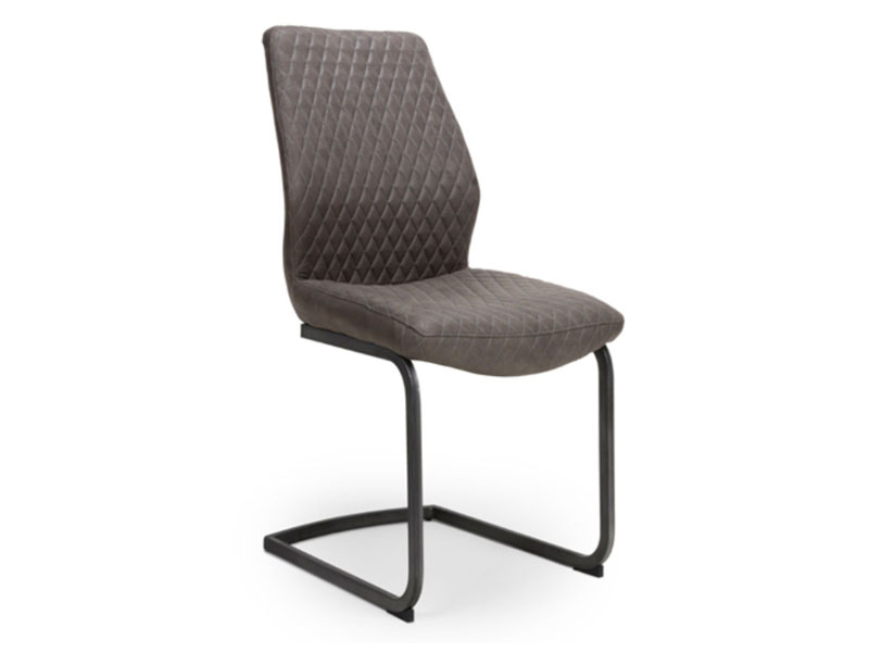 Carlos Grey Cantilever Dining Chair