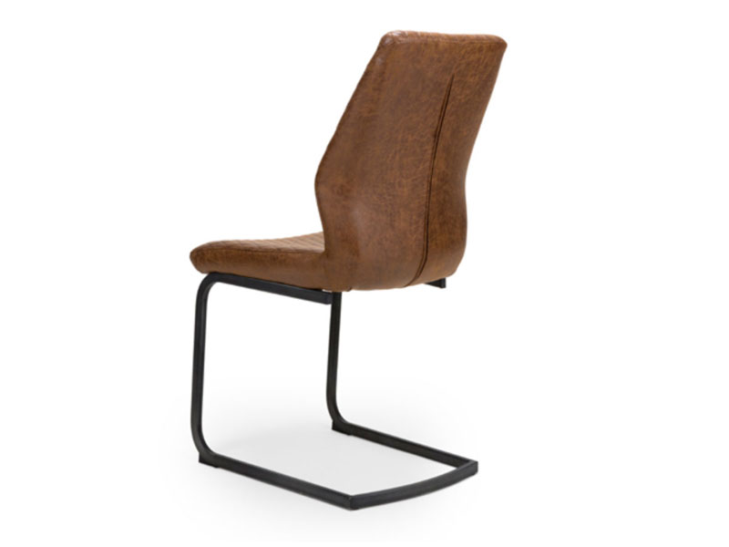 Carlos Brown Cantilever Dining Chair