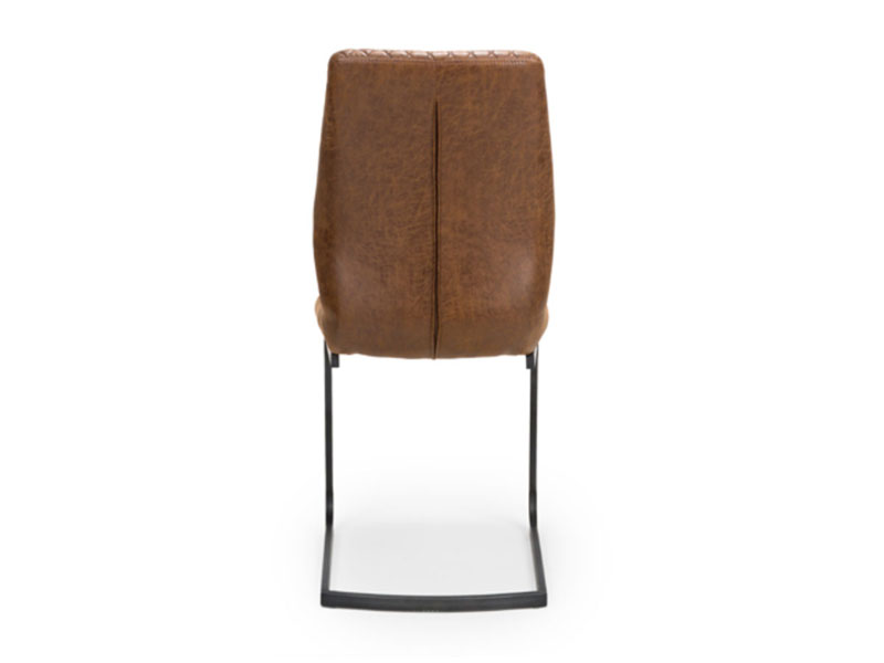 Carlos Brown Cantilever Dining Chair