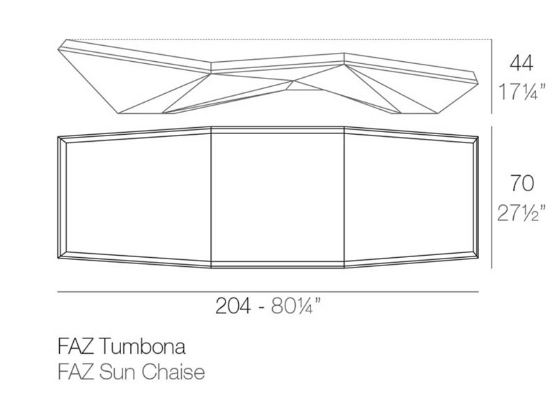 Faz Outdoor Lounger