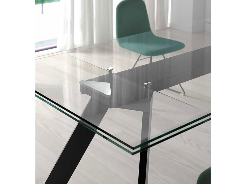 Magni Glass Extending Table