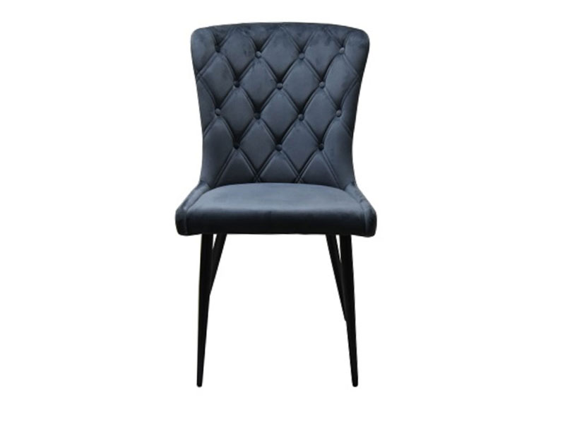 Marvin Velvet Grey Dining Chair