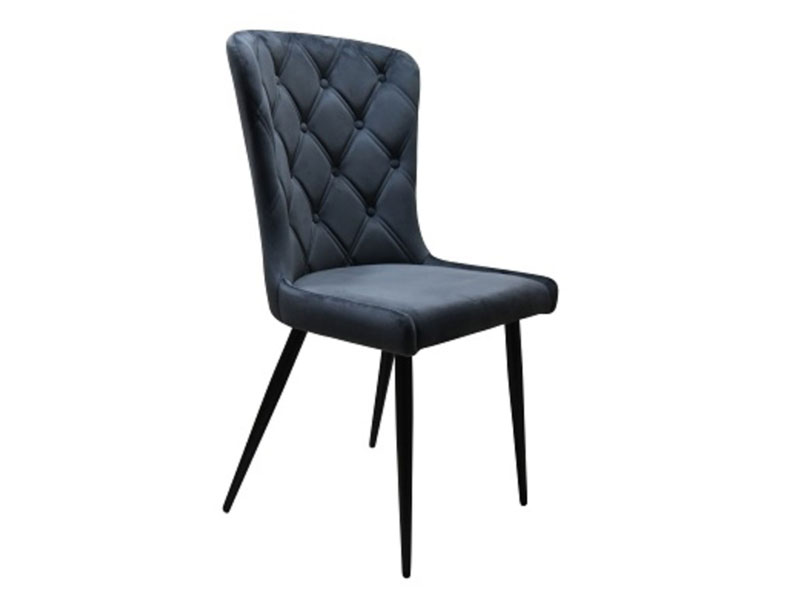 Marvin Velvet Grey Dining Chair