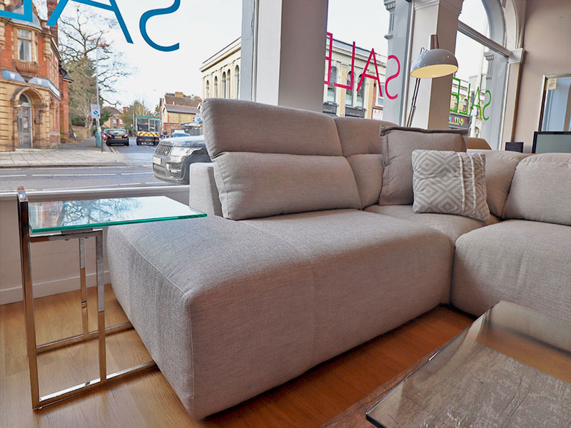 Melanie open corner sofa display