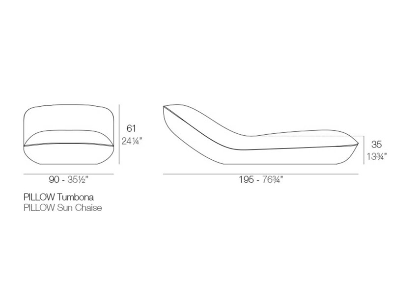 Pillow Outdoor Lounger