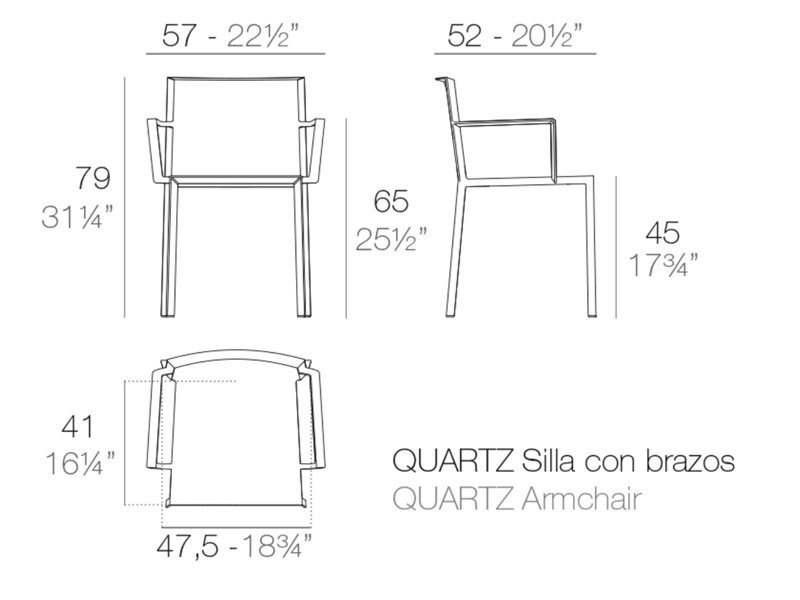 Quartz Armchair