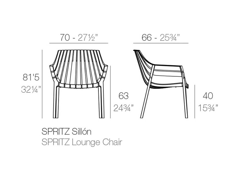 Spritz Outdoor Lounge Chair