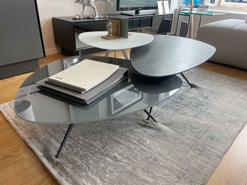 Trendy Set of Coffee Tables Display