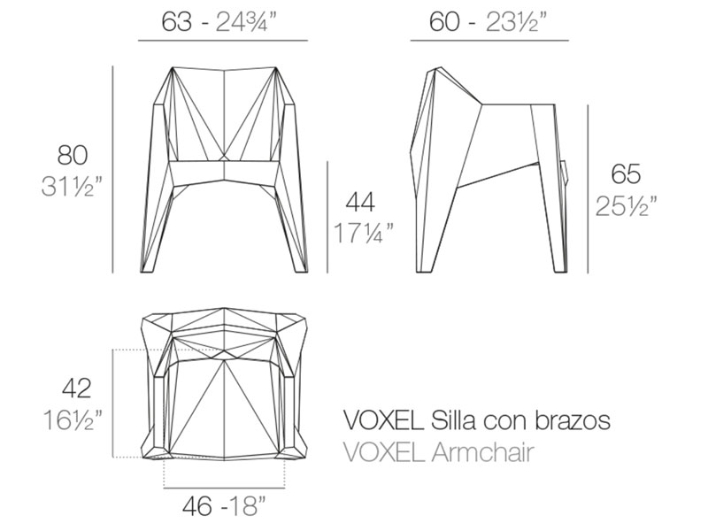 Voxel Armchair