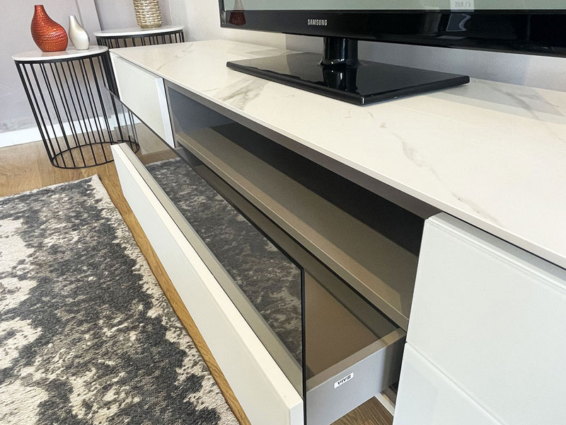 BOOK TV 215cm stand Dekton Opera