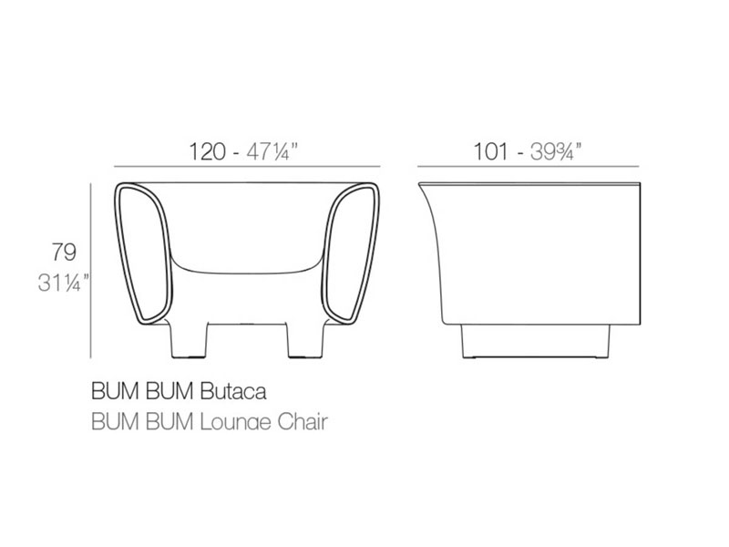 Bum-Bum Outdoor Lounge Chair