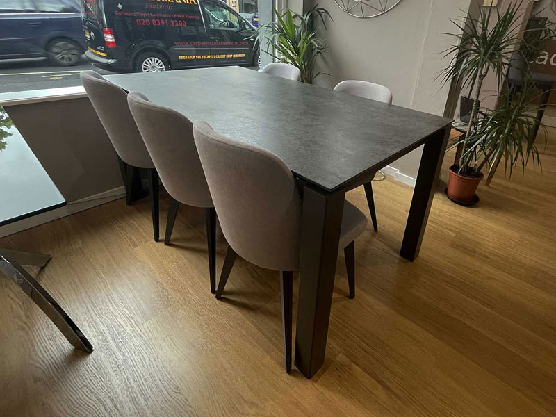 Sydney Dekton ceramic extending dining table 165/245x90