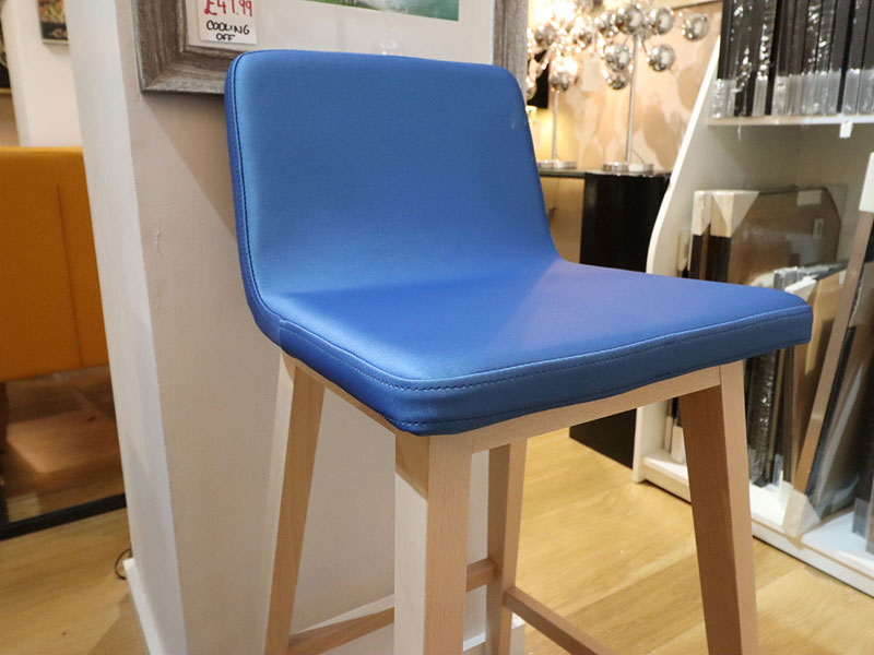 Rania barstool blue