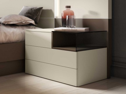 Box bedside cabinet