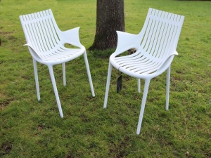 Ibiza Outdoor dining chairs display x8