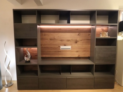 Line bookshelf combination display 270x202cm