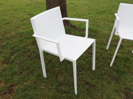 Quartz Outdoor dining armchairs display x4