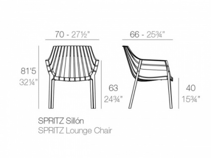 Spritz Outdoor Lounge Chair
