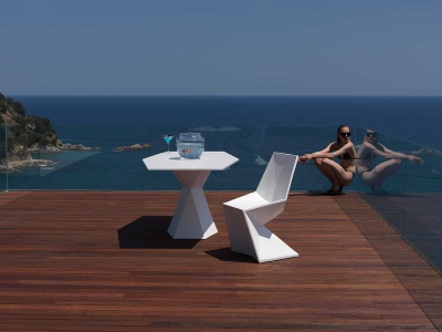 Vertex Square Outdoor Table