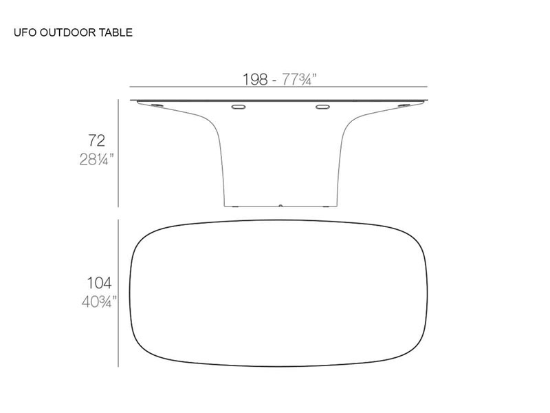 UFO Outdoor Table